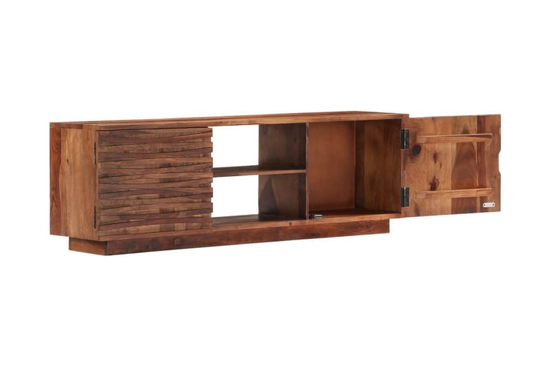 Tv-Skab I Massivt Sheeshamtræ 120 X 30 X 40 Cm - Brun - Møbler - TV borde & mediemøbler - TV-borde