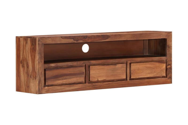 Tv-Skab I Massivt Sheeshamtræ 120 X 30 X 40 Cm - Brun - Møbler - TV borde & mediemøbler - TV-borde