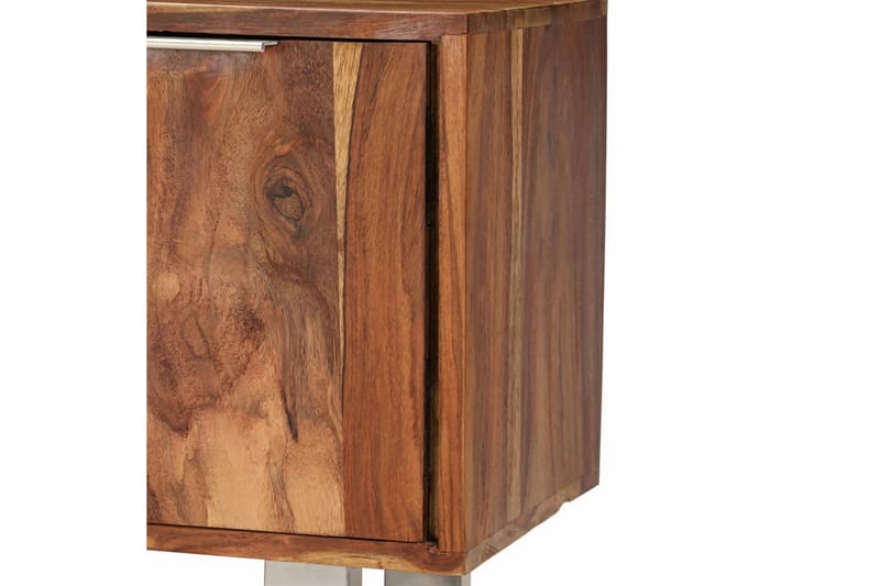 Tv-Skab I Sheeshamtræ Med Honningfarvet Finish 118X30X40Cm - Brun - Møbler - TV borde & mediemøbler - TV-borde