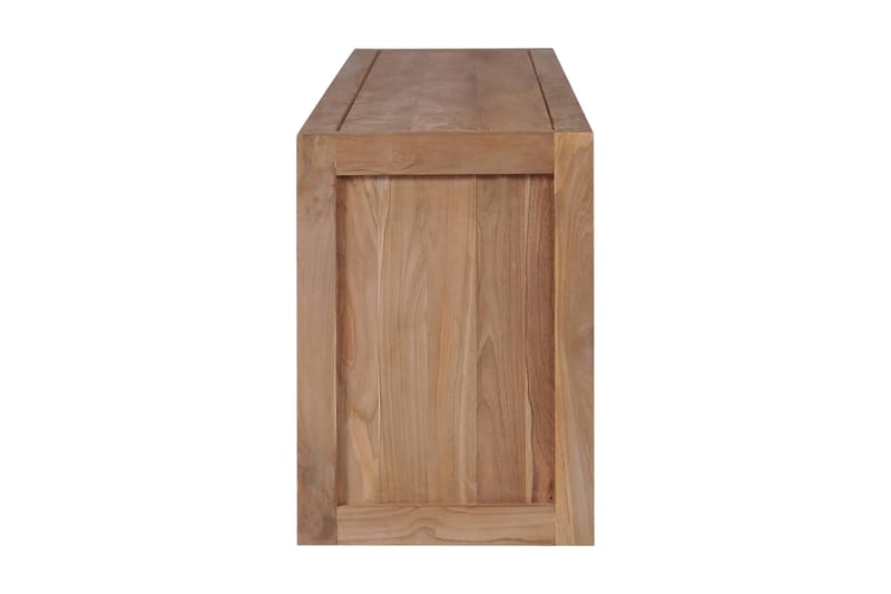 Tv-Skab I Teak m Naturlig Finish 120 X 30 X 40 Cm - Brun - Møbler - TV borde & mediemøbler - TV-borde