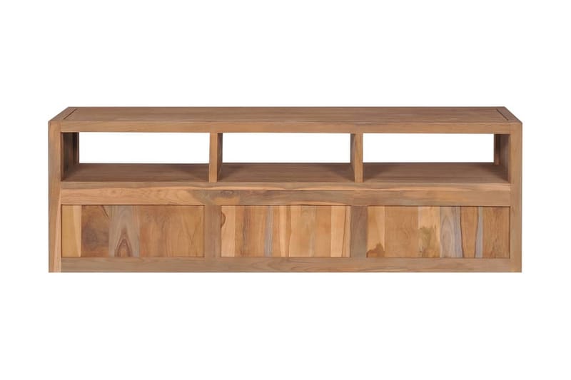Tv-Skab I Teak m Naturlig Finish 120 X 30 X 40 Cm - Brun - Møbler - TV borde & mediemøbler - TV-borde