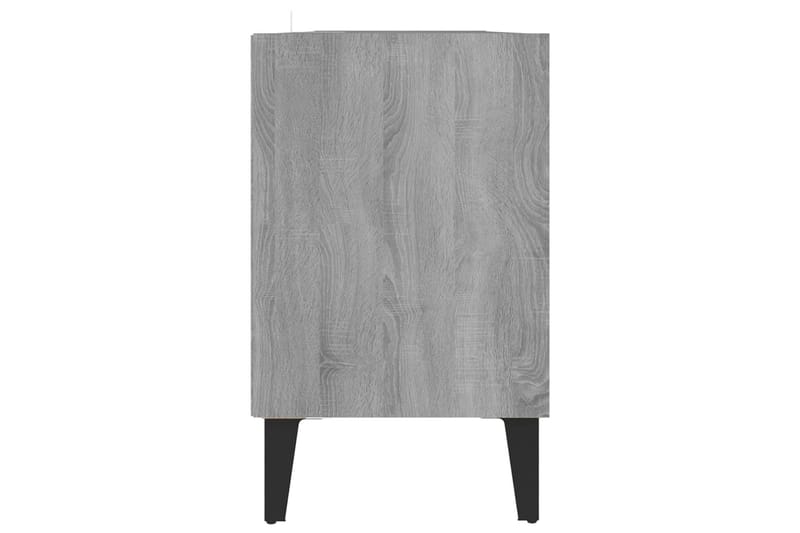tv-skab m. metalben 103,5x30x50 cm grå sonoma-eg - Grå - Møbler - TV borde & mediemøbler - TV-borde