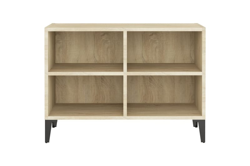 tv-skab m. metalben 69,5x30x50 cm sonoma-eg - Brun - Møbler - TV borde & mediemøbler - TV-borde