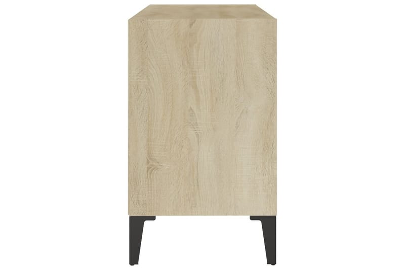 tv-skab m. metalben 69,5x30x50 cm sonoma-eg - Brun - Møbler - TV borde & mediemøbler - TV-borde