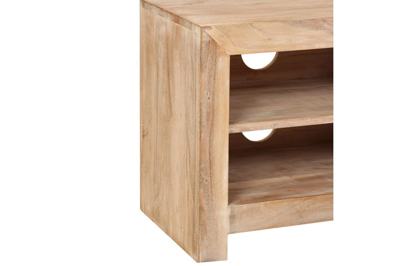 Tv-Skab Massivt Akacietræ 120 X 30 X 40 Cm Lysebrun - Brun - Møbler - TV borde & mediemøbler - TV-borde
