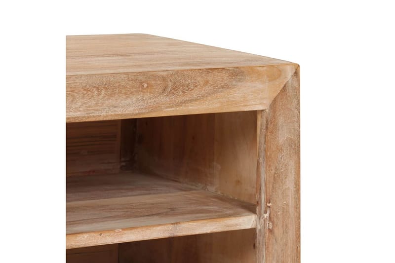 Tv-Skab Massivt Akacietræ 120 X 30 X 40 Cm Lysebrun - Brun - Møbler - TV borde & mediemøbler - TV-borde