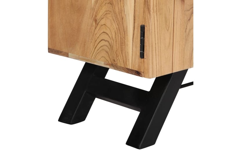 Tv-Skab Massivt Akacietræ 140 X 30 X 45 Cm - Brun - Møbler - TV borde & mediemøbler - TV-borde