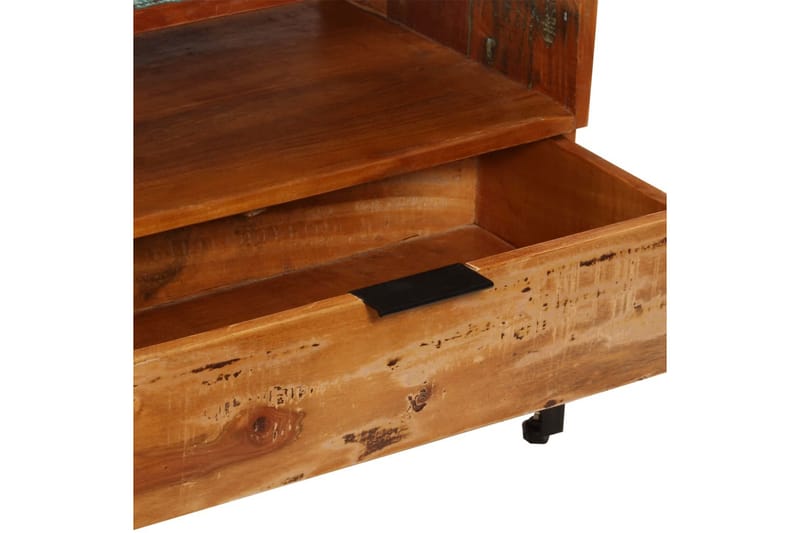 Tv-Skab Massivt Genanvendt Træ 118 X 35 X 45 Cm - Flerfarvet - Møbler - TV borde & mediemøbler - TV-borde