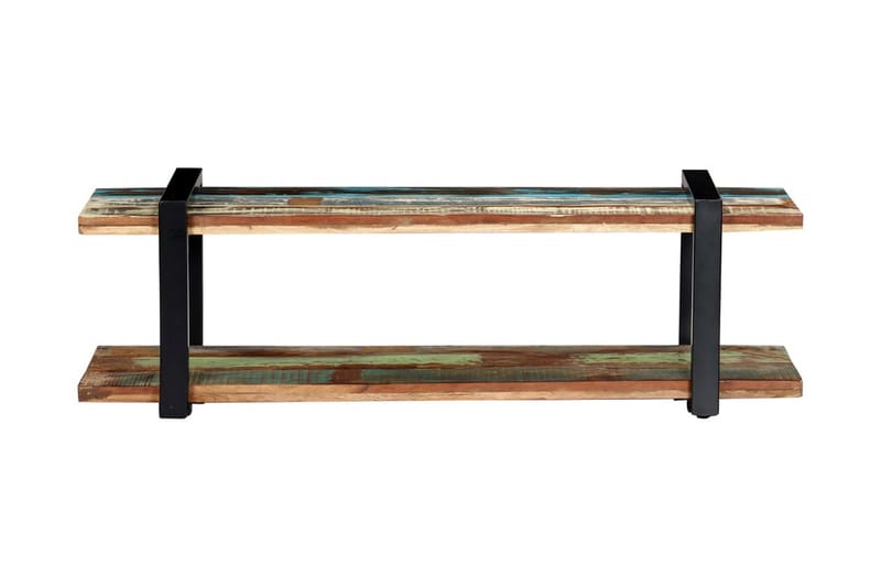 Tv-Skab Massivt Genanvendt Træ 130 X 40 X 40 Cm - Flerfarvet - Møbler - TV borde & mediemøbler - TV-borde