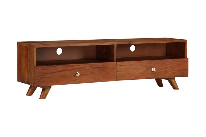 Tv-Skab Massivt Genanvendt Træ 140 X 30 X 40 Cm - Brun - Møbler - TV borde & mediemøbler - TV-borde