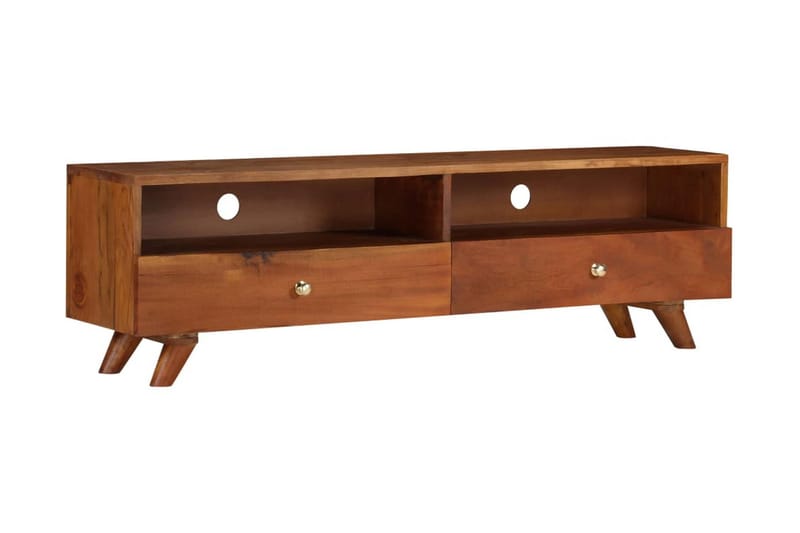 Tv-Skab Massivt Genanvendt Træ 140 X 30 X 40 Cm - Brun - Møbler - TV borde & mediemøbler - TV-borde