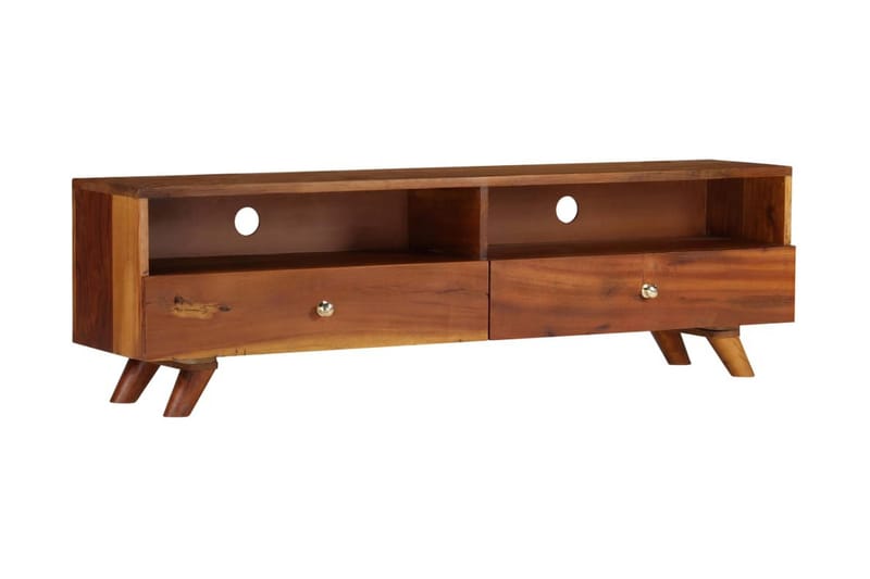 Tv-Skab Massivt Genanvendt Træ 140 X 30 X 40 Cm - Brun - Møbler - TV borde & mediemøbler - TV-borde