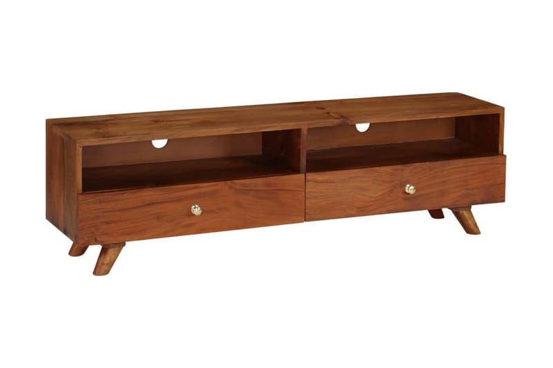 Tv-Skab Massivt Genanvendt Træ 140 X 30 X 40 Cm - Brun - Møbler - TV borde & mediemøbler - TV-borde