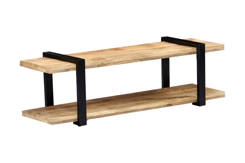 Tv-Skab Massivt Mangotræ 130 X 40 X 40 Cm - Brun - Møbler - TV borde & mediemøbler - TV-borde