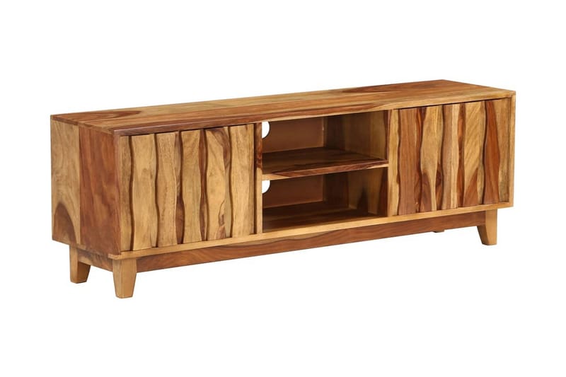 Tv-Skab Massivt Sheeshamtræ 118 X 30 X 40 Cm - Brun - Møbler - TV borde & mediemøbler - TV-borde