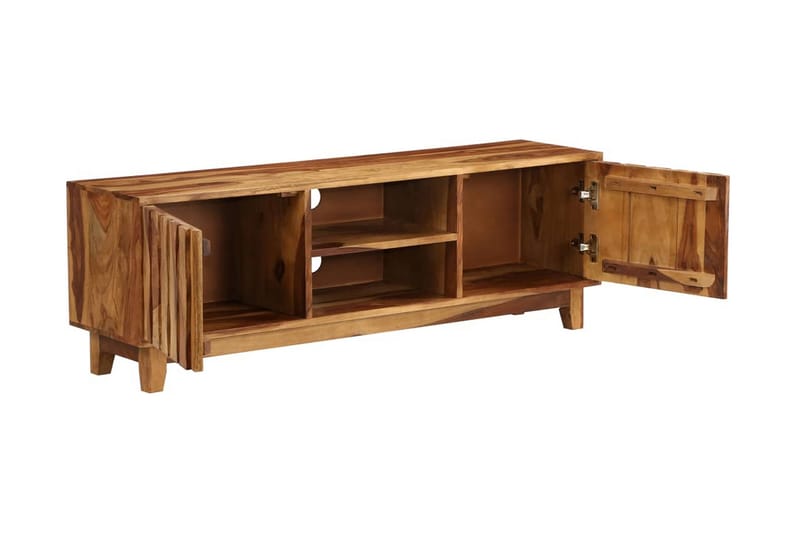 Tv-Skab Massivt Sheeshamtræ 118 X 30 X 40 Cm - Brun - Møbler - TV borde & mediemøbler - TV-borde