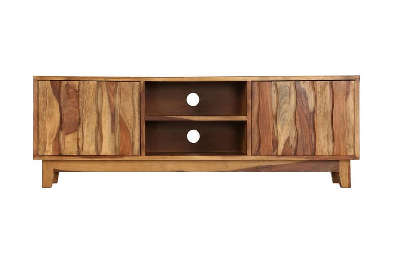 Tv-Skab Massivt Sheeshamtræ 118 X 30 X 40 Cm - Brun - Møbler - TV borde & mediemøbler - TV-borde