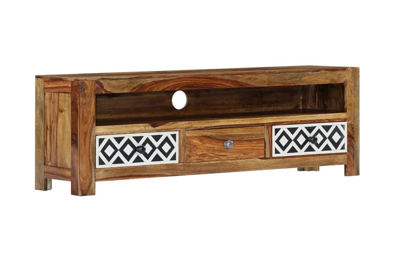Tv-Skab Massivt Sheeshamtræ 120 X 30 X 40 Cm - Brun - Møbler - TV borde & mediemøbler - TV-borde