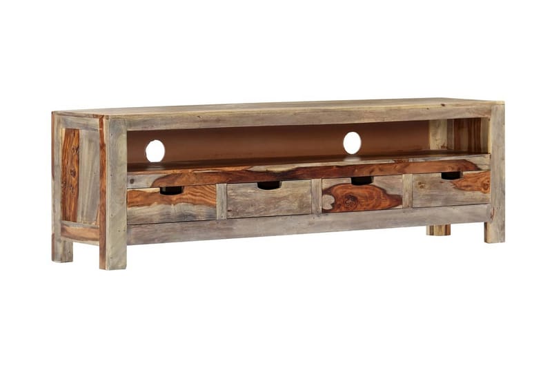 Tv-Skab Massivt Sheeshamtræ 130 X 30 X 40 Cm - Brun - Møbler - TV borde & mediemøbler - TV-borde
