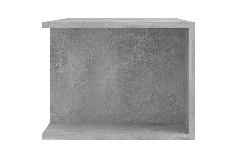 tv-skab med LED-lamper 90x39x30 cm betongrå - Grå - M�øbler - TV borde & mediemøbler - TV-borde