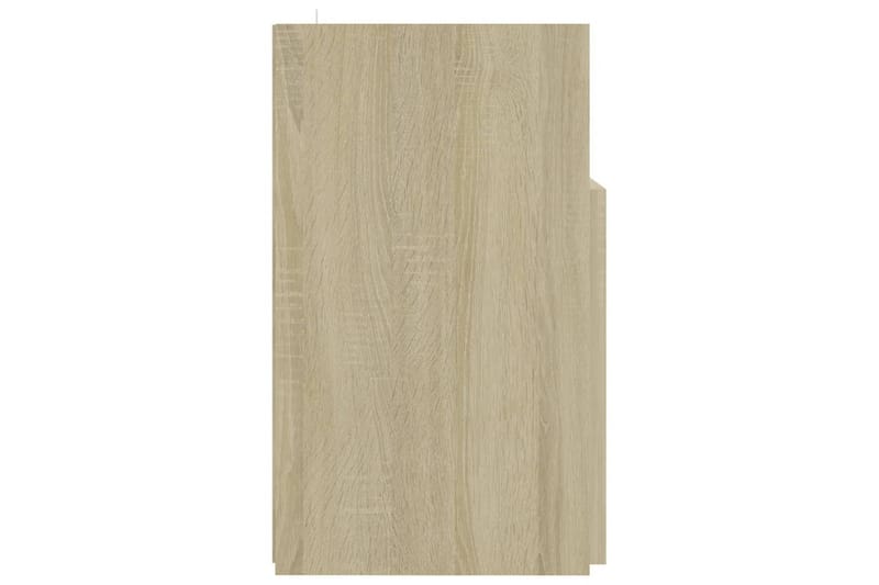 tv-skab med LED-lys 120x30x50 cm sonoma-eg - Brun - Møbler - TV borde & mediemøbler - TV-borde