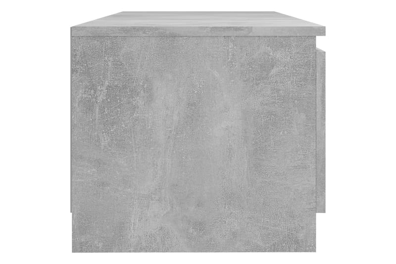 tv-skab med LED-lys 140x40x35,5 cm betongrå - Grå - Møbler - TV borde & mediemøbler - TV-borde