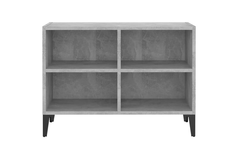 tv-skab med metalben 69,5x30x50 cm betongrå - Grå - Møbler - TV borde & mediemøbler - TV-borde