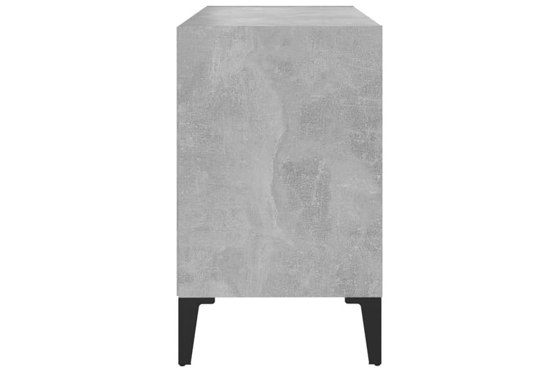 tv-skab med metalben 69,5x30x50 cm betongrå - Grå - Møbler - TV borde & mediemøbler - TV-borde