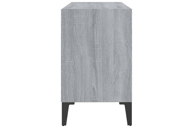 tv-skab med metalben 69,5x30x50 cm grå sonoma-eg - Grå - Møbler - TV borde & mediemøbler - TV-borde
