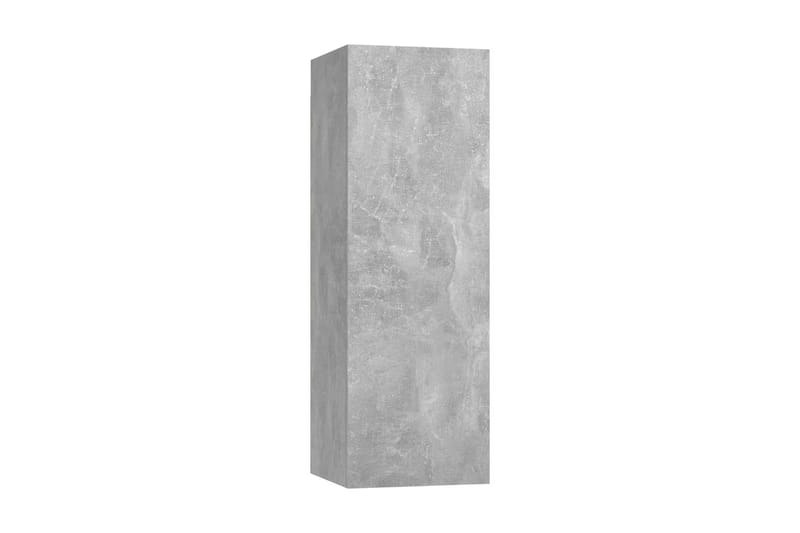 tv-skabe 2 stk. 30,5x30x90 cm spånplade betongrå - Grå - Møbler - TV borde & mediemøbler - TV-borde