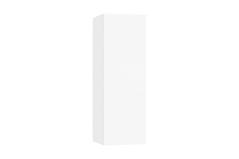 tv-skabe 2 stk. 30,5x30x90 cm spånplade hvid - Hvid - Møbler - TV borde & mediemøbler - TV-borde