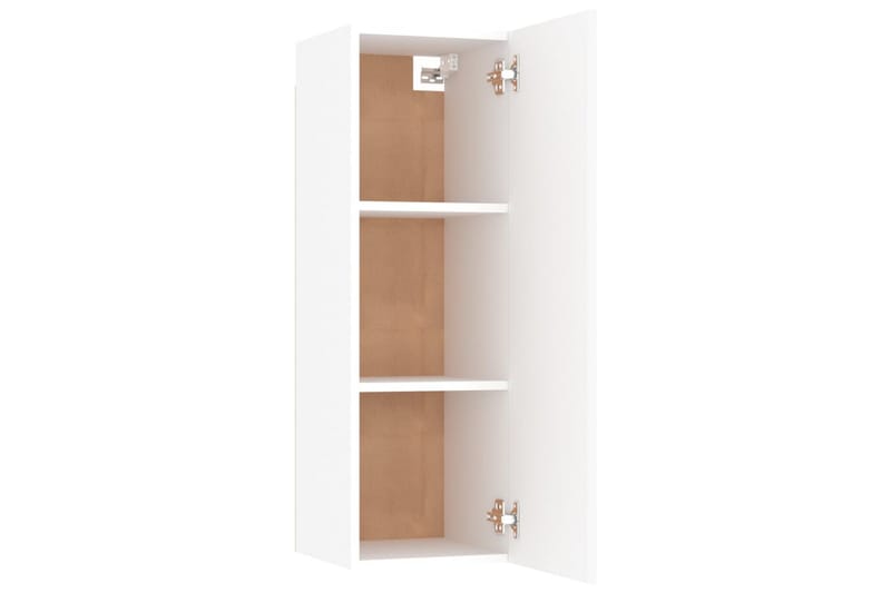 tv-skabe 2 stk. 30,5x30x90 cm spånplade hvid - Hvid - Møbler - TV borde & mediemøbler - TV-borde