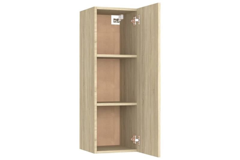 tv-skabe 2 stk. 30,5x30x90 cm sp�ånplade sonoma-eg - Brun - Møbler - TV borde & mediemøbler - TV-borde