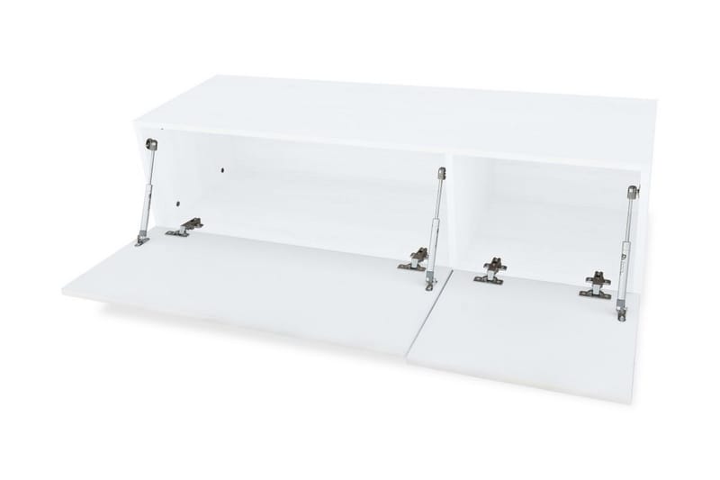 Tv-Skabe 2 Stk. Spånplade 120 X 40 X 34 Cm Højglans Hvid - Hvid - Møbler - TV borde & mediemøbler - TV-borde
