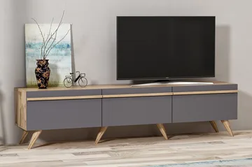 Tv-stativ 180 cm antracit - Møbler - TV borde & mediemøbler - TV-borde