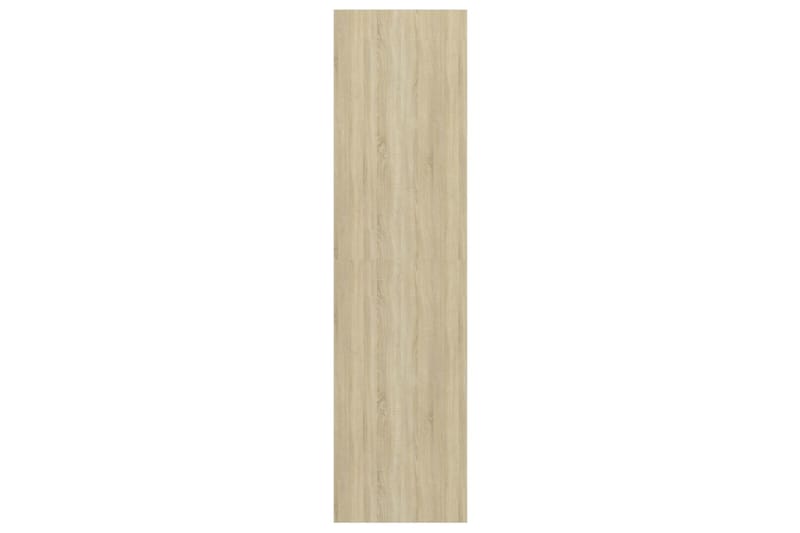 væghængt reol 37x37x142,5 cm spånplade sonoma-eg og hvid - Beige - Møbler - TV borde & mediemøbler - TV-borde