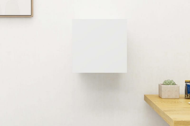væghængt tv-skab 30,5x30x30 cm hvid - Hvid - Møbler - TV borde & mediemøbler - TV-borde