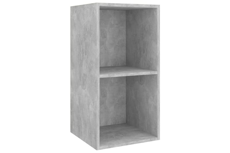 væghængt tv-skab 37x37x72cm spånplade betongrå - Grå - Møbler - TV borde & mediemøbler - TV-borde