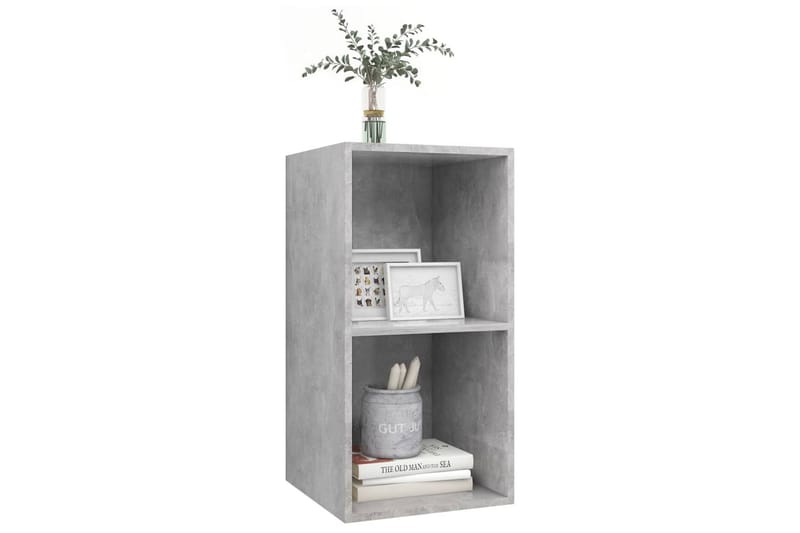 væghængt tv-skab 37x37x72cm spånplade betongrå - Grå - Møbler - TV borde & mediemøbler - TV-borde