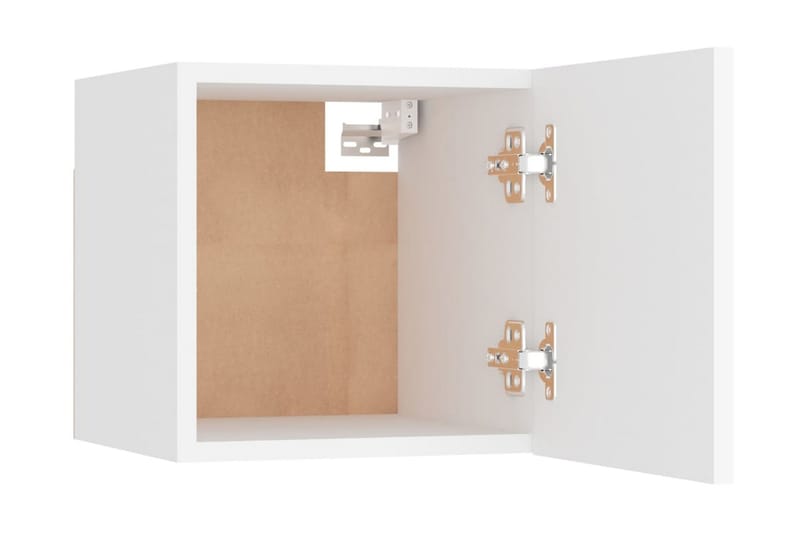 væghængte tv-skabe 2 stk. 30,5x30x30 cm hvid - Hvid - M�øbler - TV borde & mediemøbler - TV-borde