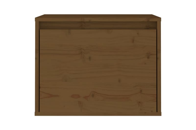 vægskab. 45x30x35 cm massivt fyrretræ  honningbrun - Brun - TV-borde