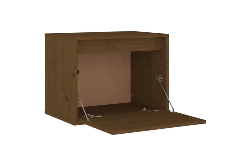 vægskab. 45x30x35 cm massivt fyrretræ  honningbrun - Brun - Møbler - TV borde & mediemøbler - TV-borde
