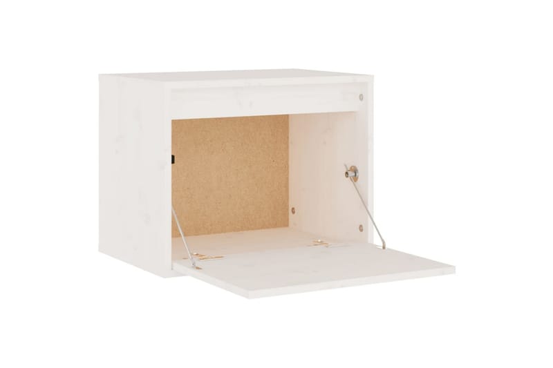 vægskab. 45x30x35 cm massivt fyrretræ hvid - Hvid - Møbler - TV borde & mediemøbler - TV-borde