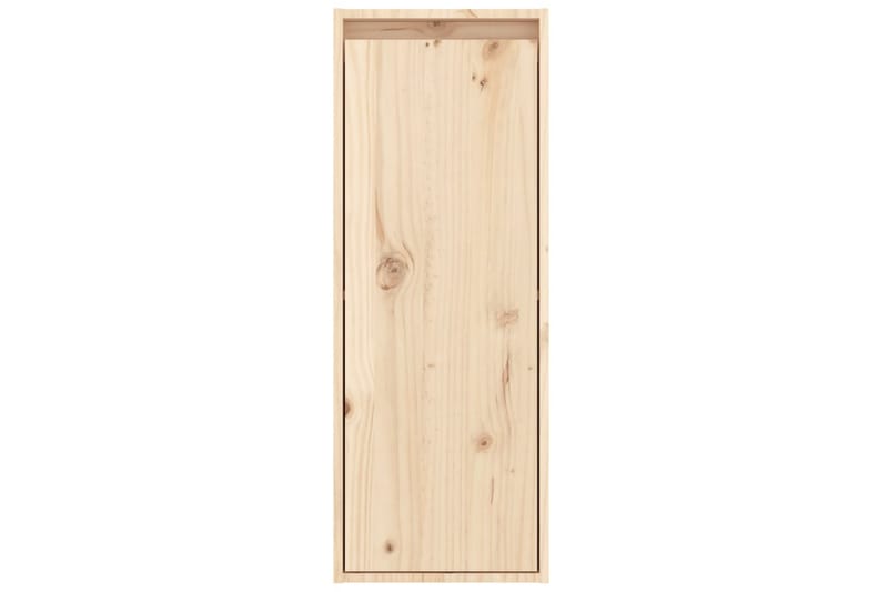 vægskabe 2 stk. 30x30x80 cm massivt fyrretræ - Brun - M�øbler - TV borde & mediemøbler - TV-borde