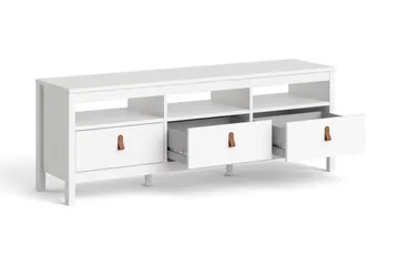 Vallvidera TV-bord 151 cm - Hvid/Natur - Møbler - TV borde & mediemøbler - TV-borde