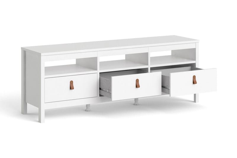 Vallvidera TV-bord 151 cm - Hvid/Natur - Møbler - TV borde & mediemøbler - TV-borde