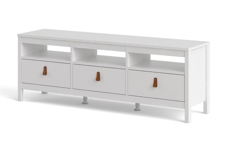 Vallvidera TV-bord 151 cm - Hvid/Natur - Møbler - TV borde & mediemøbler - TV-borde