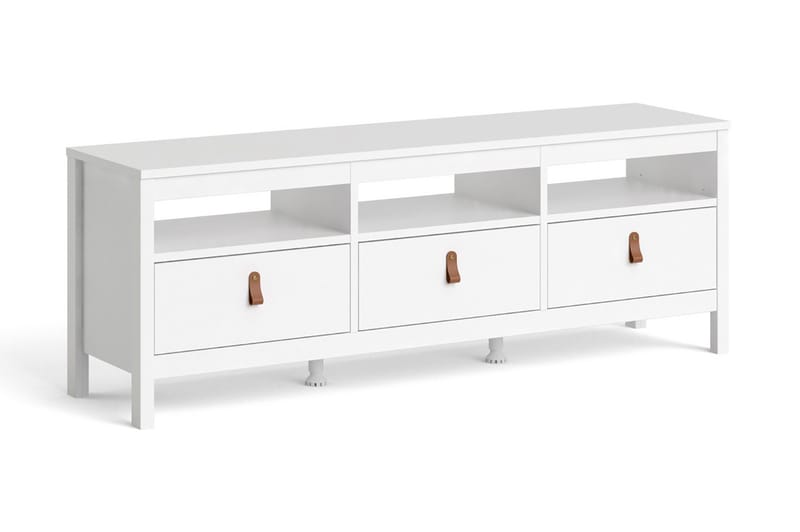 Vallvidera TV-bord 151 cm - Hvid/Natur - Møbler - TV borde & mediemøbler - TV-borde