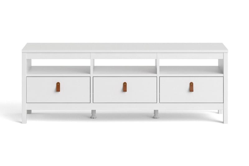 Vallvidera TV-bord 151 cm - Hvid/Natur - Møbler - TV borde & mediemøbler - TV-borde