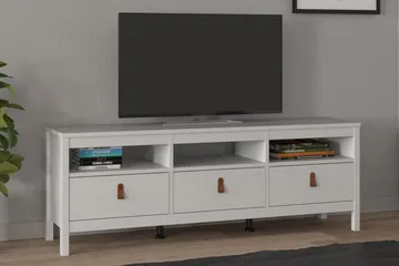 Vallvidera TV-bord 151 cm - Hvid/Natur - Møbler - TV borde & mediemøbler - TV-borde